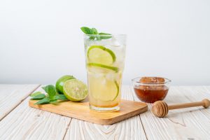 Honey and lime drink